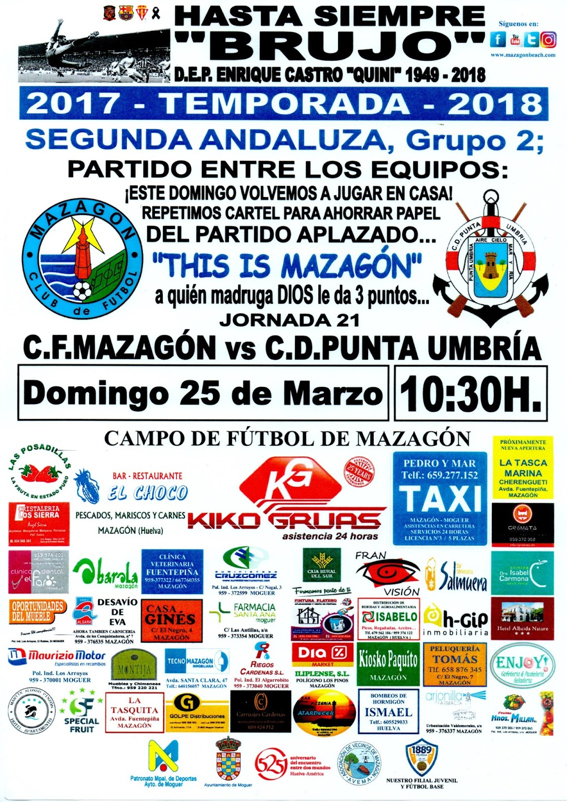 MAZAGÓN BEACH C.F. MAZAGÓNC.D. PUNTA UMBRÍA