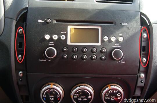 After market head unit with dvd player and navigation