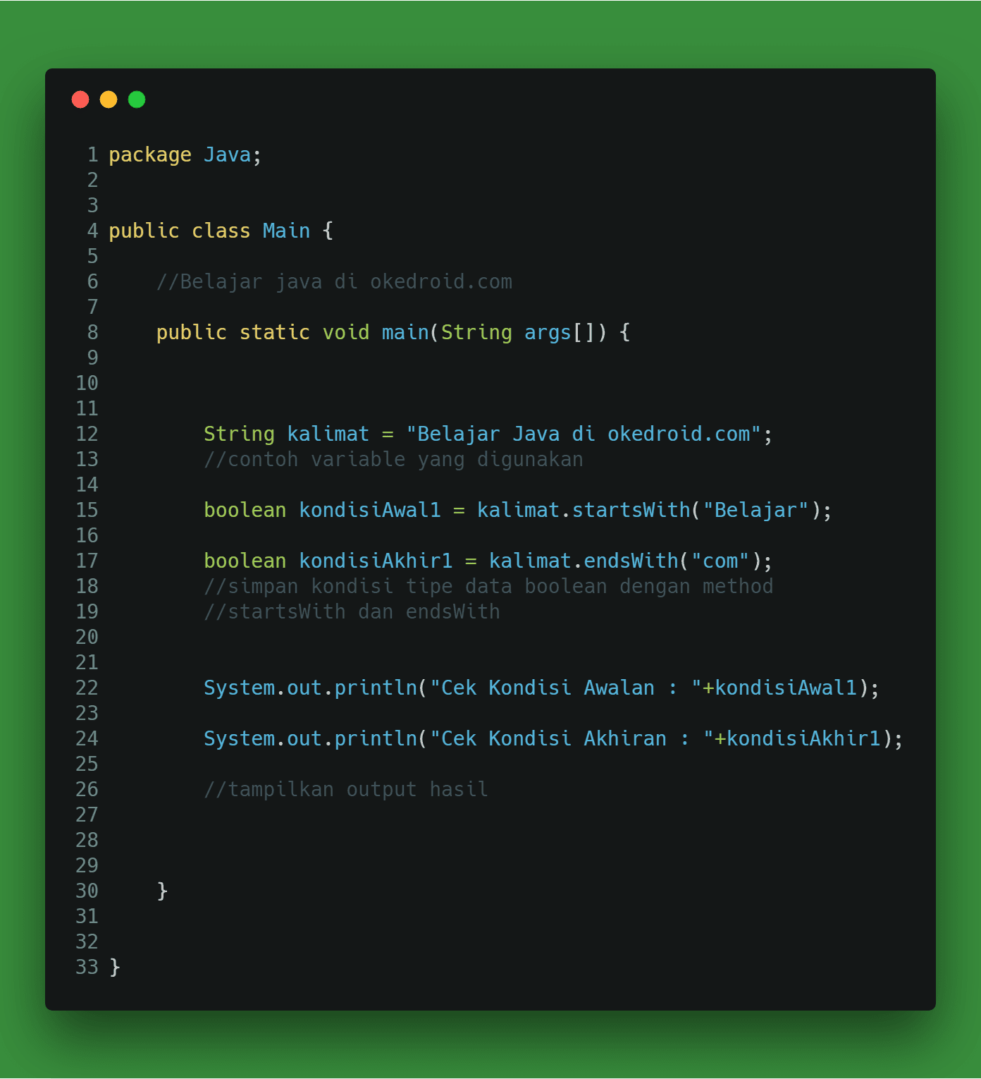 Belajar Mengenal Fungsi Startswith Dan Endswith Di Jadwal Java Java