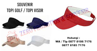 topi visor, topi golf, Topi tennis, topi olahraga, konveksi topi golf, jual topi golf custom