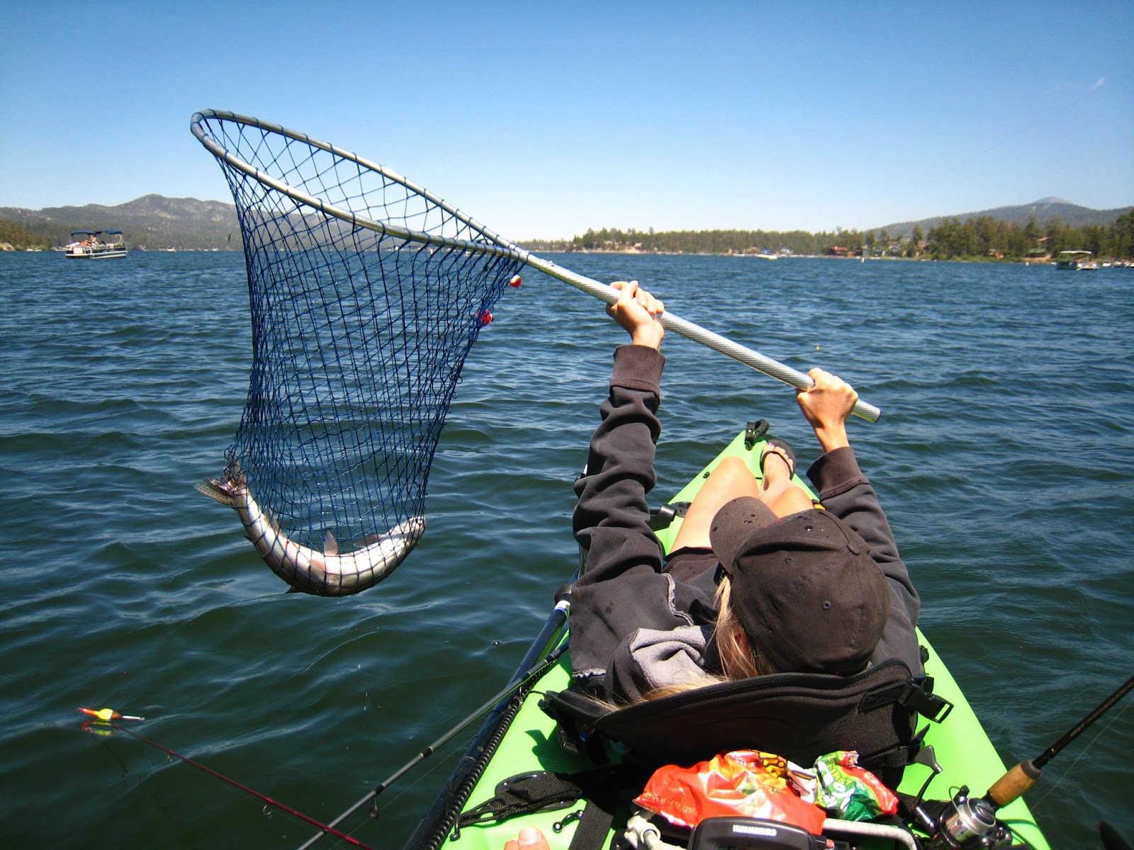 The Fishing Doctor's Adventures Kayak Fishing Big Bear Lake