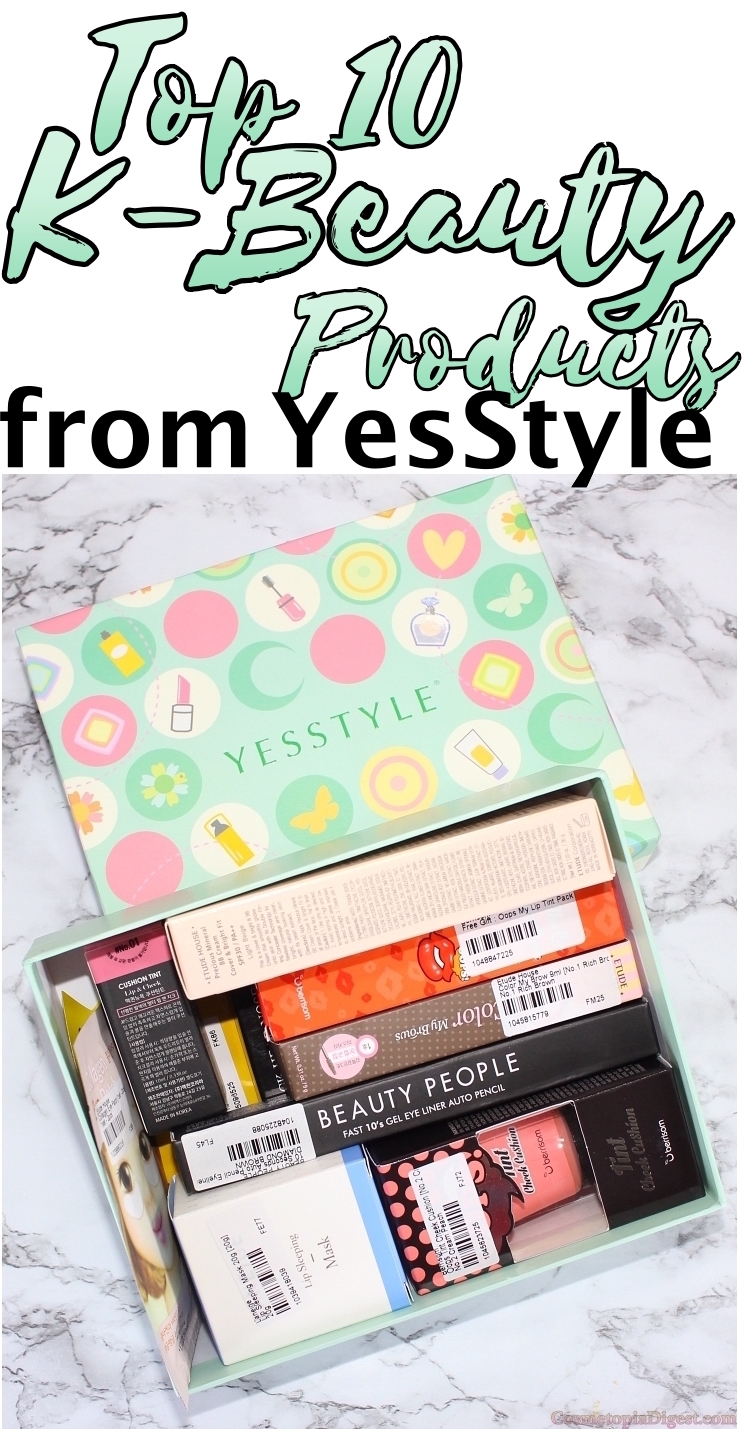 Dem desillusion generøsitet YesStyle Top 10 Korean Beauty Products 2016: Review, FOTD - Cosmetopia  Digest Beauty and Makeup Blog
