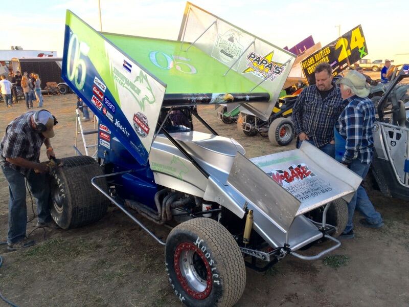 Justin Wolf Medlock For Sale Sprint Car Roller with Many Extra Parts