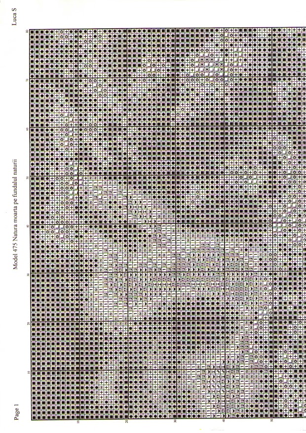 Вышивалка: Схема вышивки B475 "Натюрморт на фоне природы" Лука-S (Молдова)