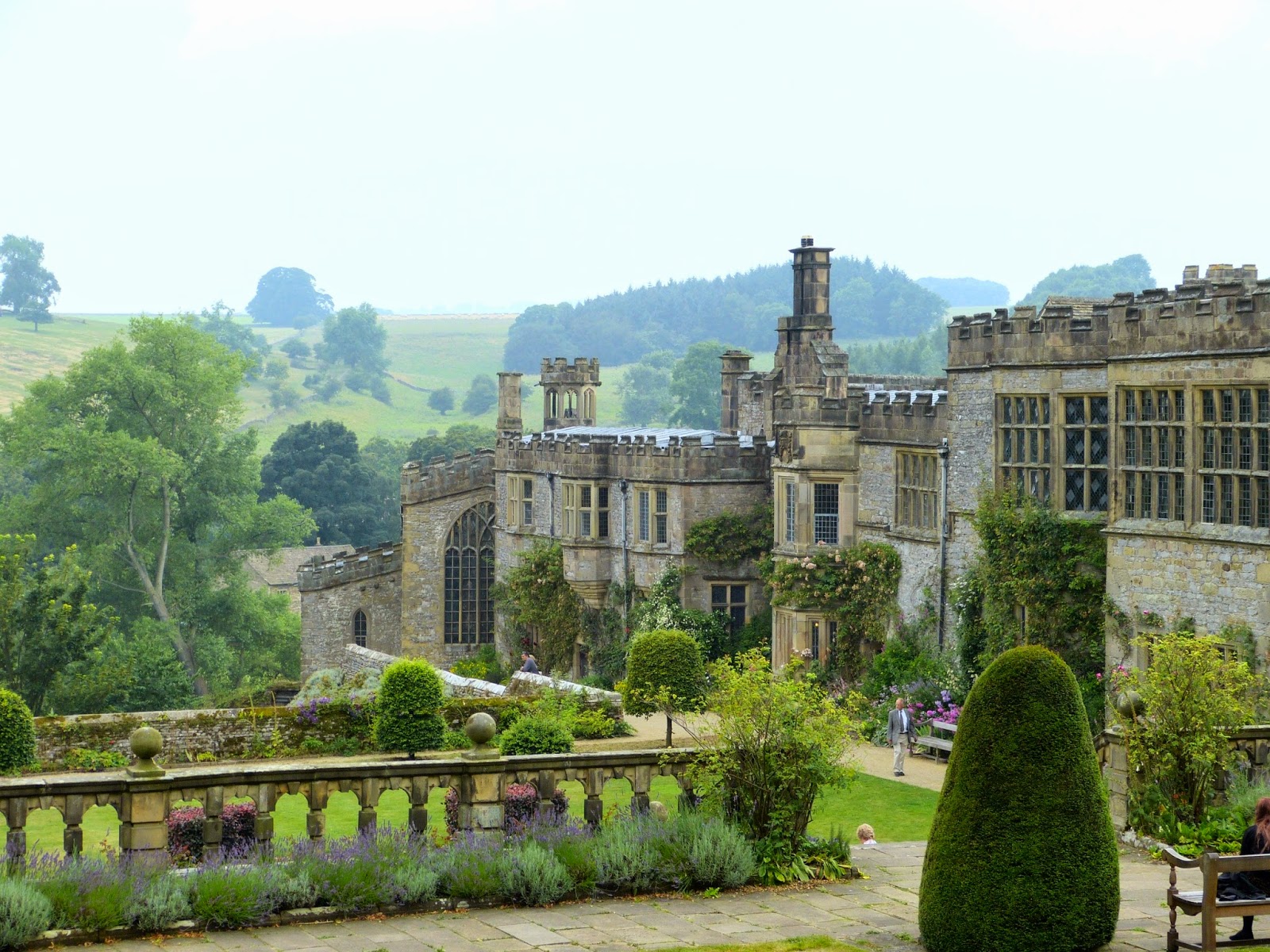 Haddon Hall from the gardens