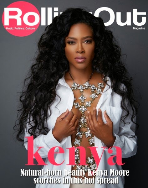 RO km 640x812 Kenya Moore goes topless for Rolling Out Magazine....