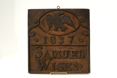 Trade-sign-with-eagle-motif-from-Landis-Valley-Museum