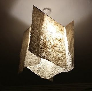 Picture of a lampshade using electricity