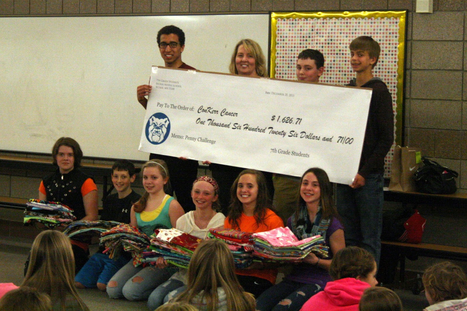 ConKerr Cancer Minnesota Becker Middle School Penny War Challenge!