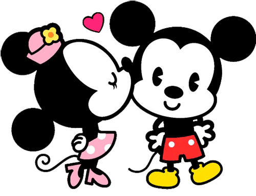 Imagenes tiernas de mickey y minnie mouse-Colorear dibujos,letras,  Actividades infantiles