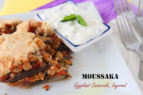 Spusht | Moussaka eggplant casserole layered