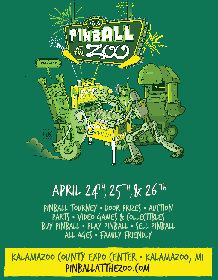 MOTORCITYBLOG Pinball At The Zoo! April 24th, 25th and 26th!