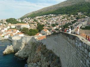 View from the "Fortified walls of Dubrovnik"  Old Town.