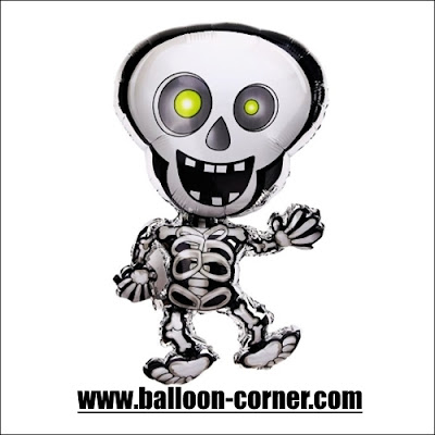 Balon Foil Tengkorak Halloween / Dancing Skeleton Balon Foil Tengkorak Halloween / Dancing Skeleton