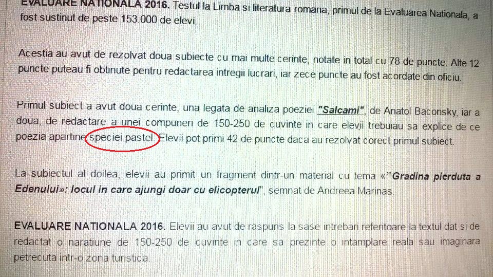 Perle Evaluare Naţionala 2016 Acolo E Toată Distracţia Si Se Merită Să Dai Toţi Banii Romaniatv Net Mobi