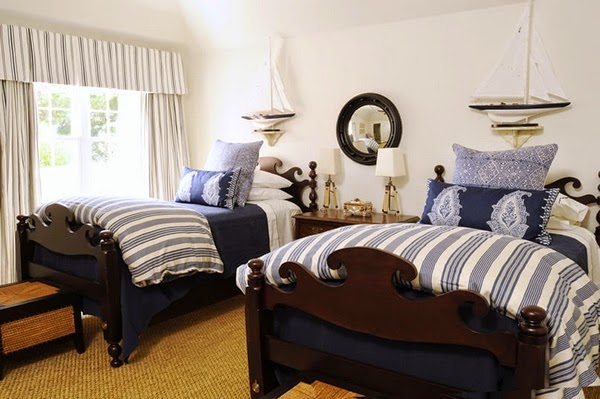 Nautical bedroom decor