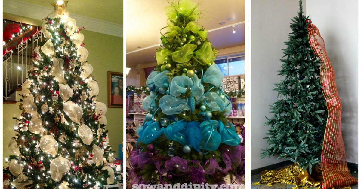 Alergia Frágil Marcar Cómo decorar un hermoso árbol de navidad con mallas ~ lodijoella