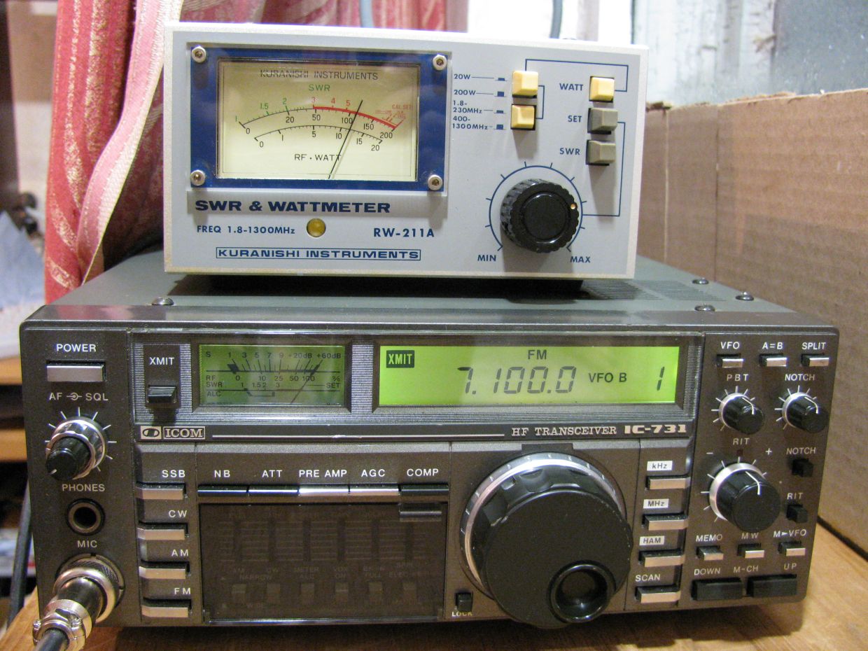 IC731 Amateur HF Transceiver Pro Radio Club News Technology
