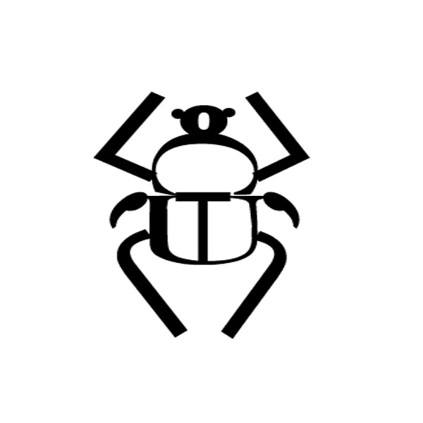 Elio17 Escarabajo a partir de letras.