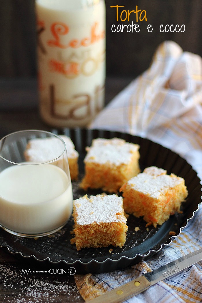 torta carote e cocco