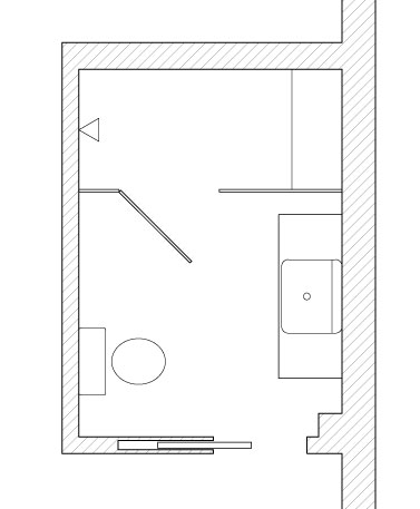 bathroom floor plan drawing