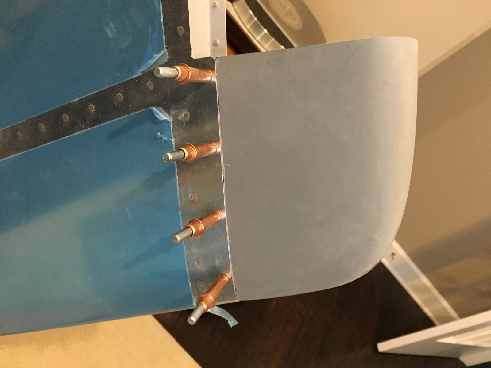 Turner's RV14A Build Blog February 2225 Work on fiberglass fairings rudder, VS, HS, elevators