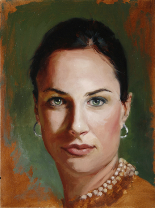 Terry Strickland Art Painting a Head Study, Part 6, Final