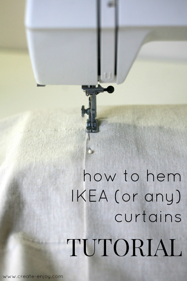 Using Hem Tape for Curtains  Curtains, Drapery panels, Serger