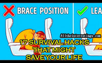 17 SURVIVAL HACKS THAT MIGHT SAVE YOUR LIFE, important life hacks for escaping from a bad situation, life saving tips ideas
