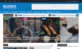 Blogius Blogger Template