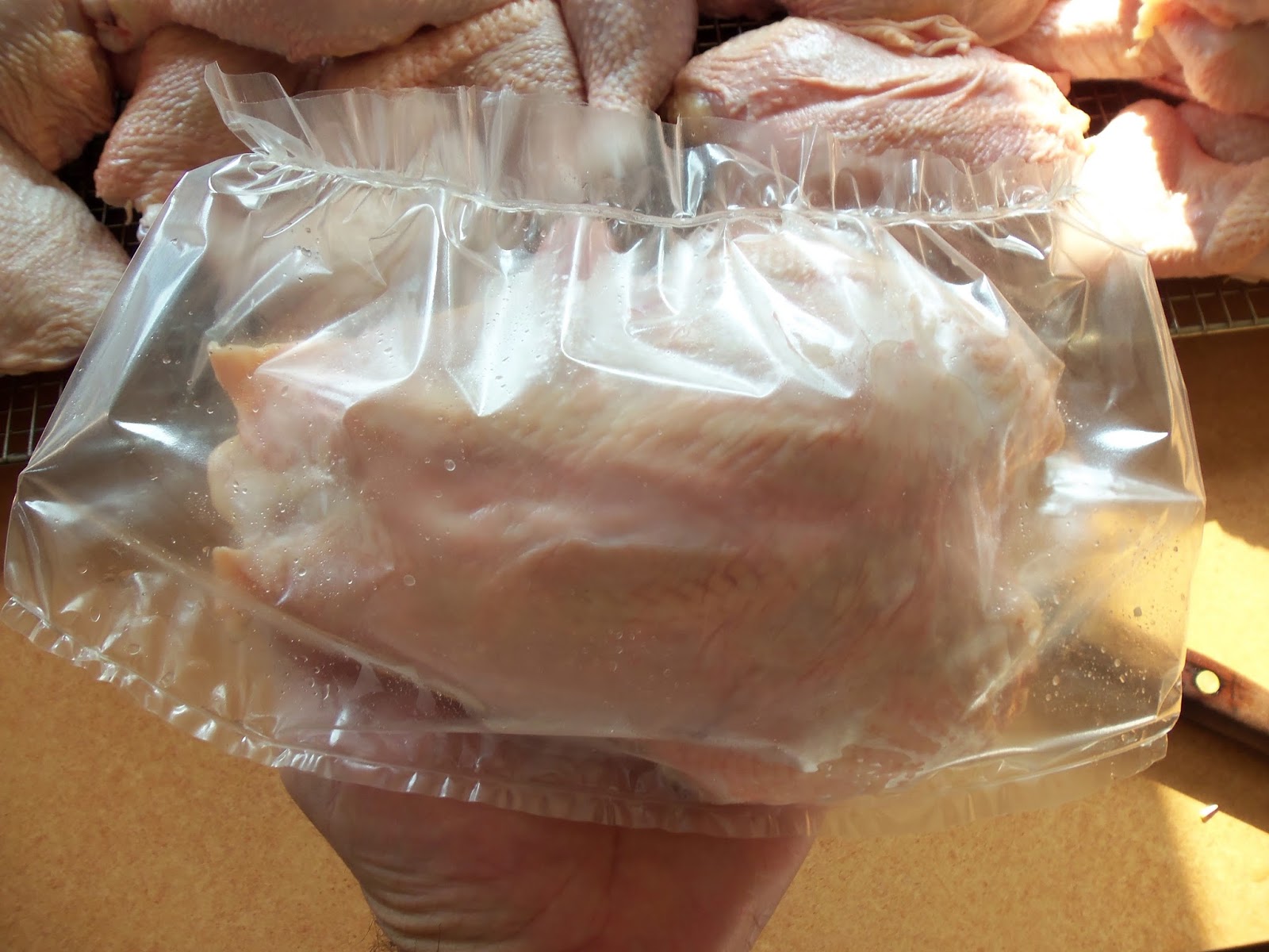 The Deliberate Agrarian How ToShrinkBag Chicken Parts