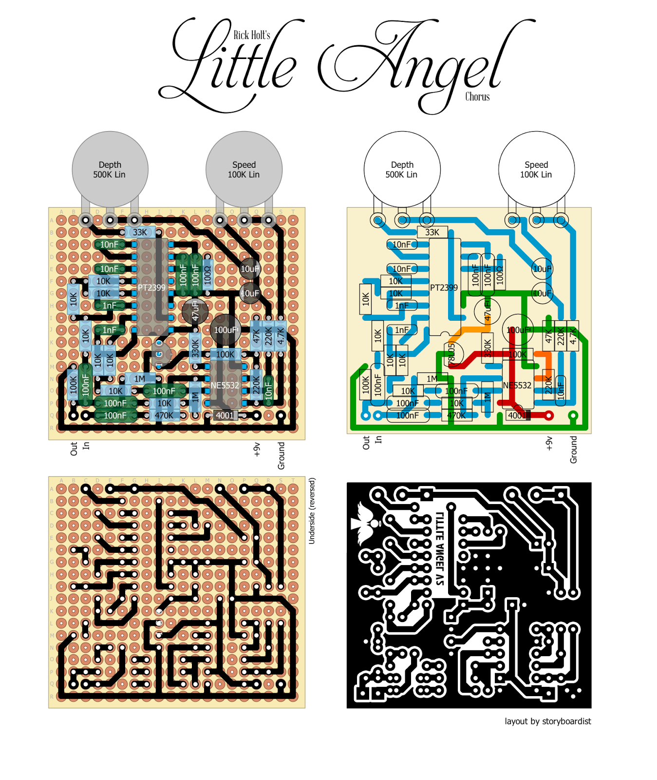 Perf and PCB Effects Layouts: Little Angel Chorus