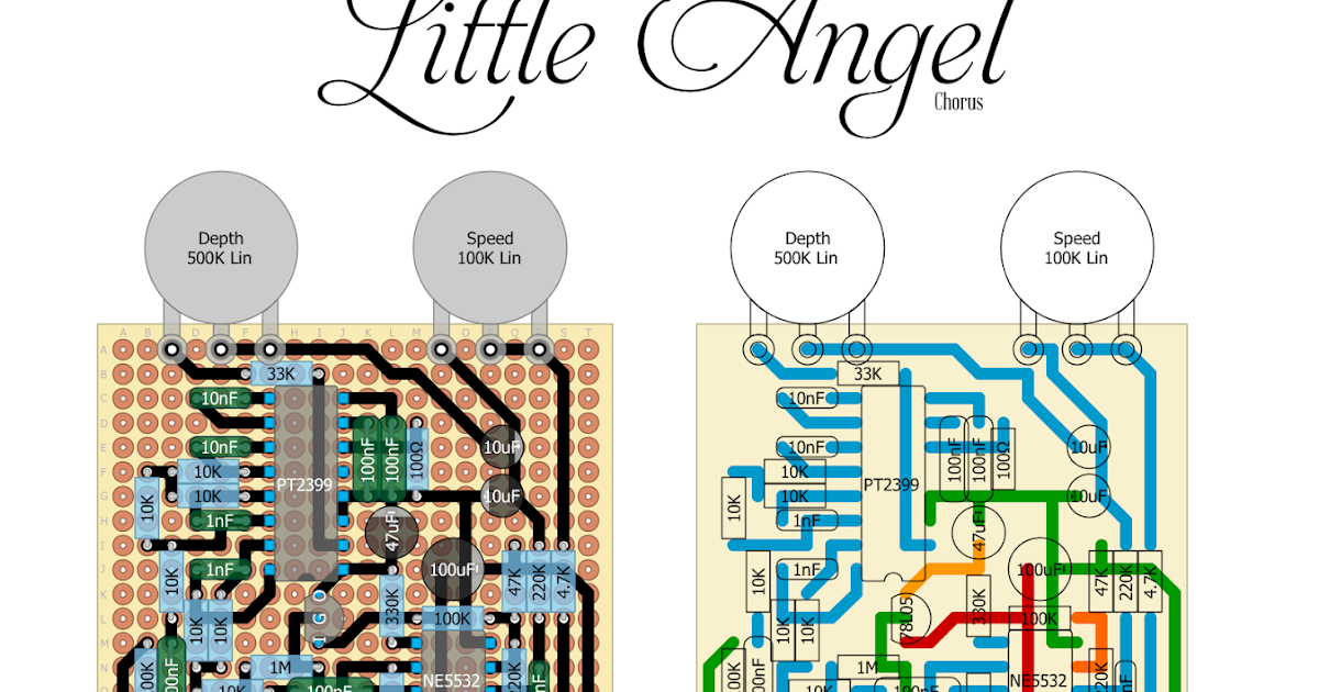 Perf and PCB Effects Layouts: Little Angel Chorus