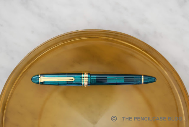 Review: Wancher x Sailor 1911L Turquoise blue fountain pen