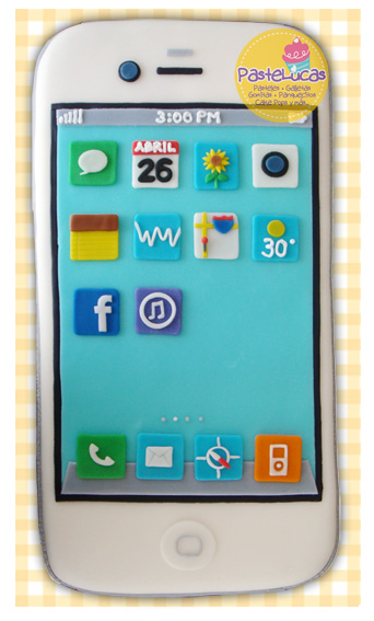 PasteLucas: Pastel de iPhone 4s