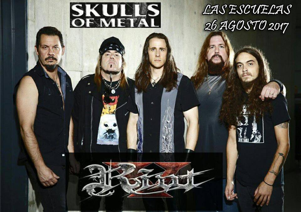 Baquetas y Púas: Cabeza de cartel para el Skulls of Metal 2017