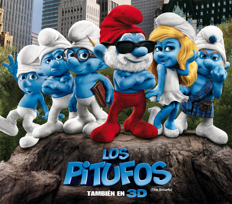 cineymuchomas LOS PITUFOS 1 EN 3D