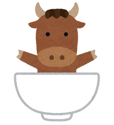 牛丼のキャラクター