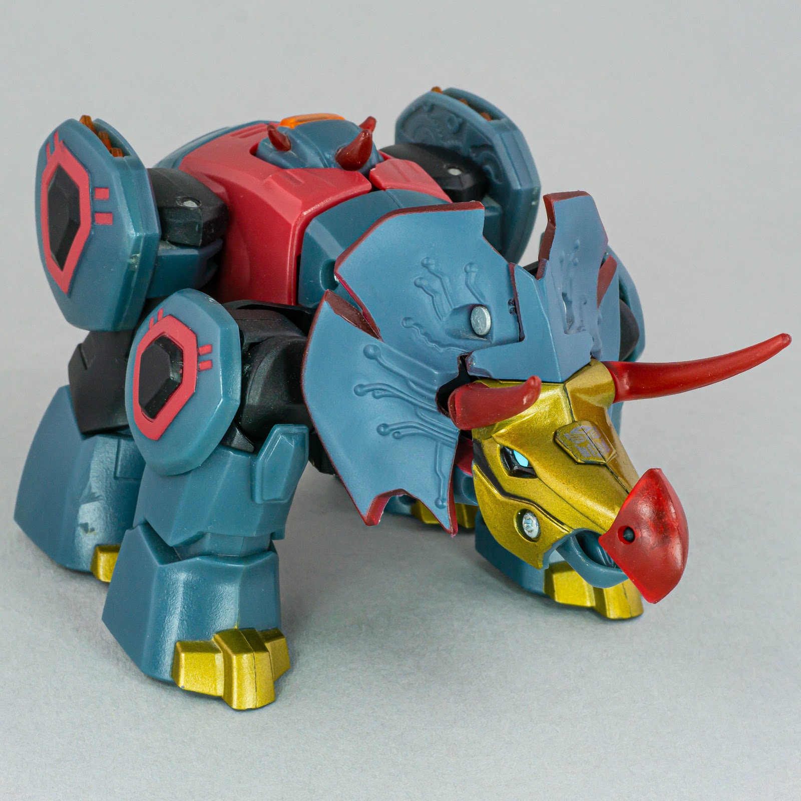 Transformers Animated Snarl Triceratops mode