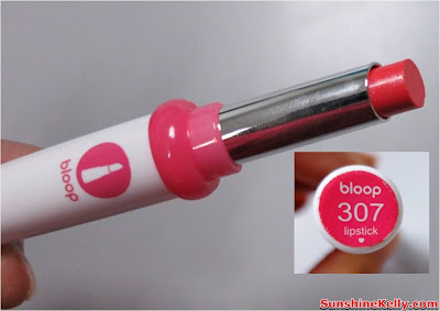 Bloop Candy Lipstick #307, Review, lipstick, bloop, hishop, product review