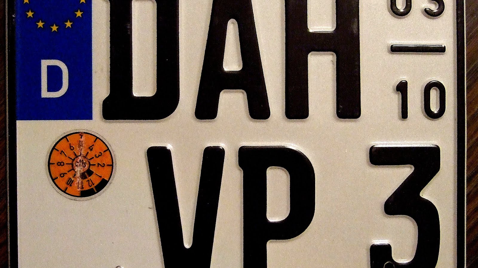 Vehicle registration plates of Germany German Choices