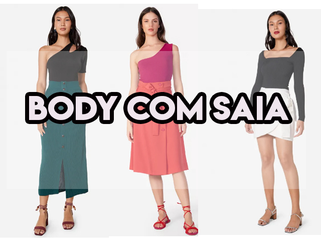 Body com saia: Combinação perfeita para seu carnaval