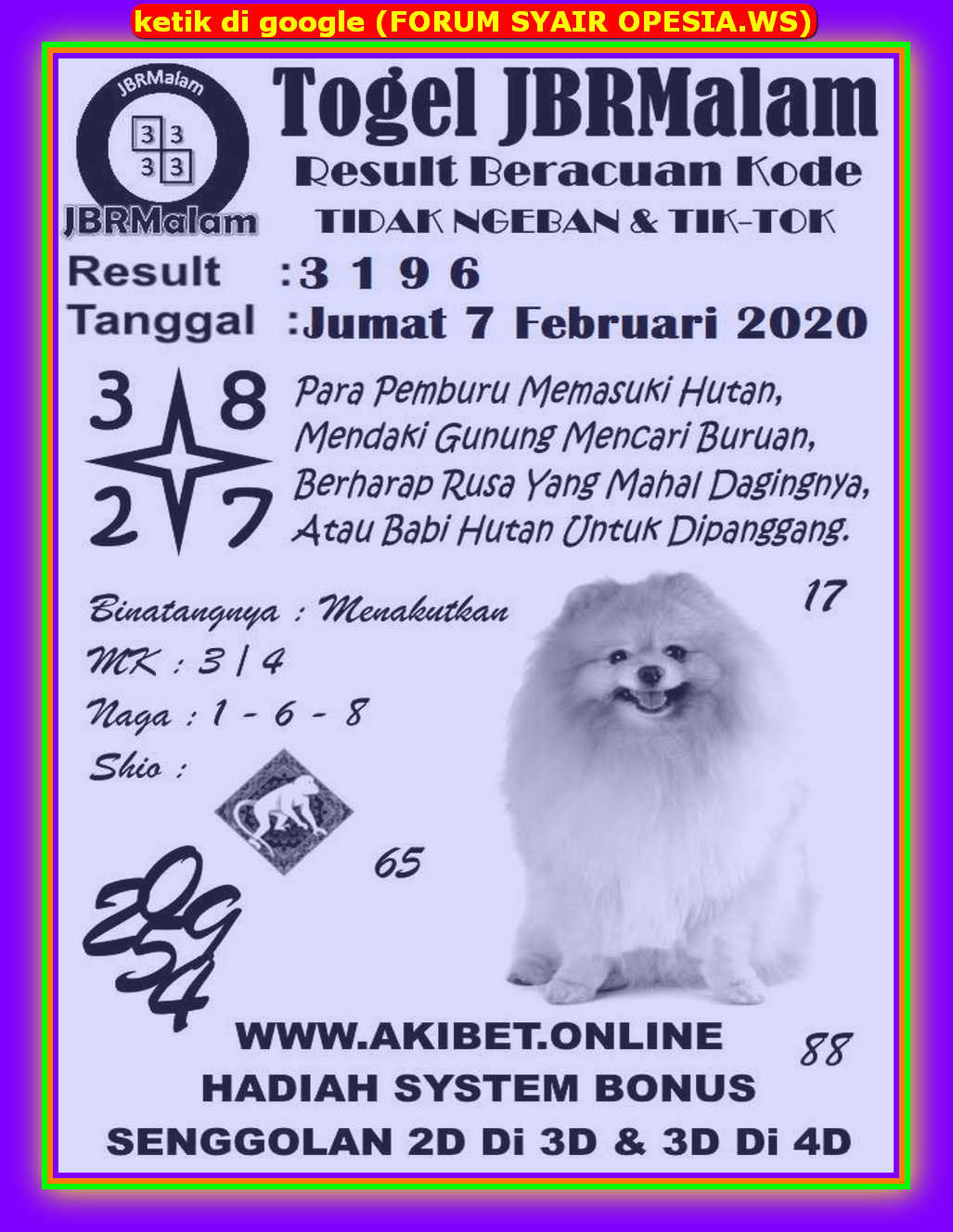 1 New Message Kode Syair Hongkong 7 Februari 2020 Forum Syair Togel Hongkong Singapura Sydney 1 New Message Kode Syair Hongkong 7 Februari 2020 Forum Syair Togel Hongkong Singapura Sydney