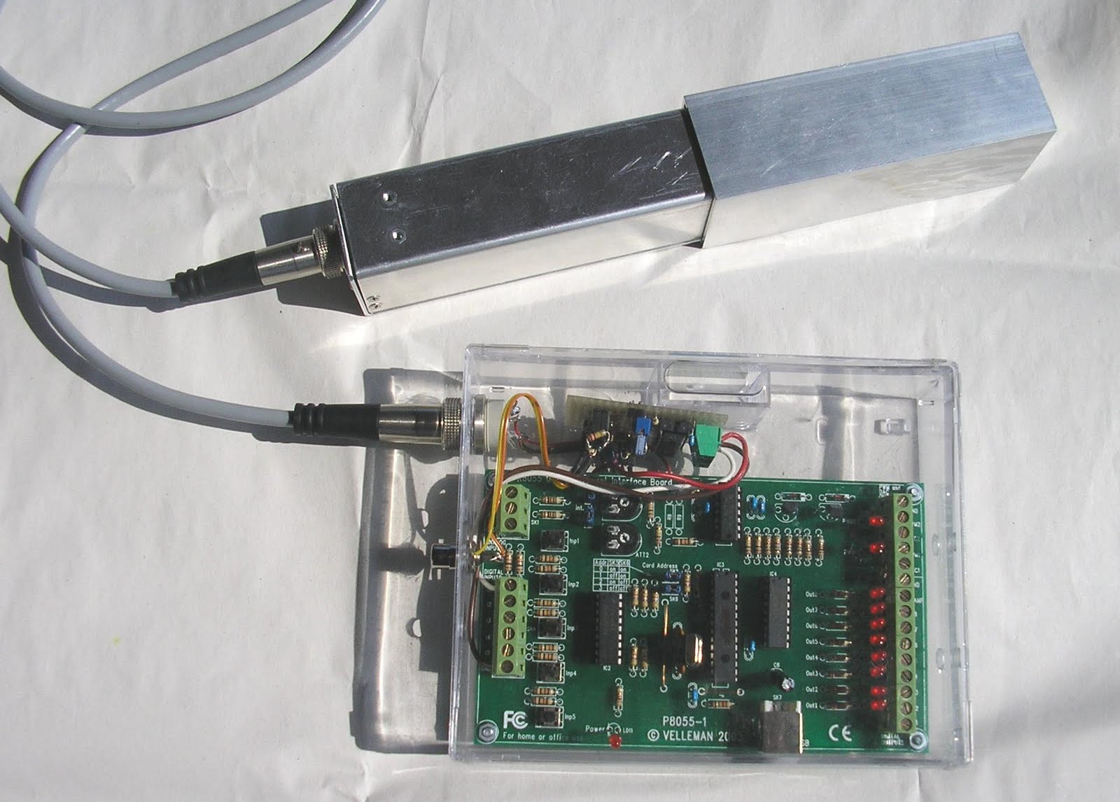 elettronica & comunicazione Geiger Counter interface with Velleman
