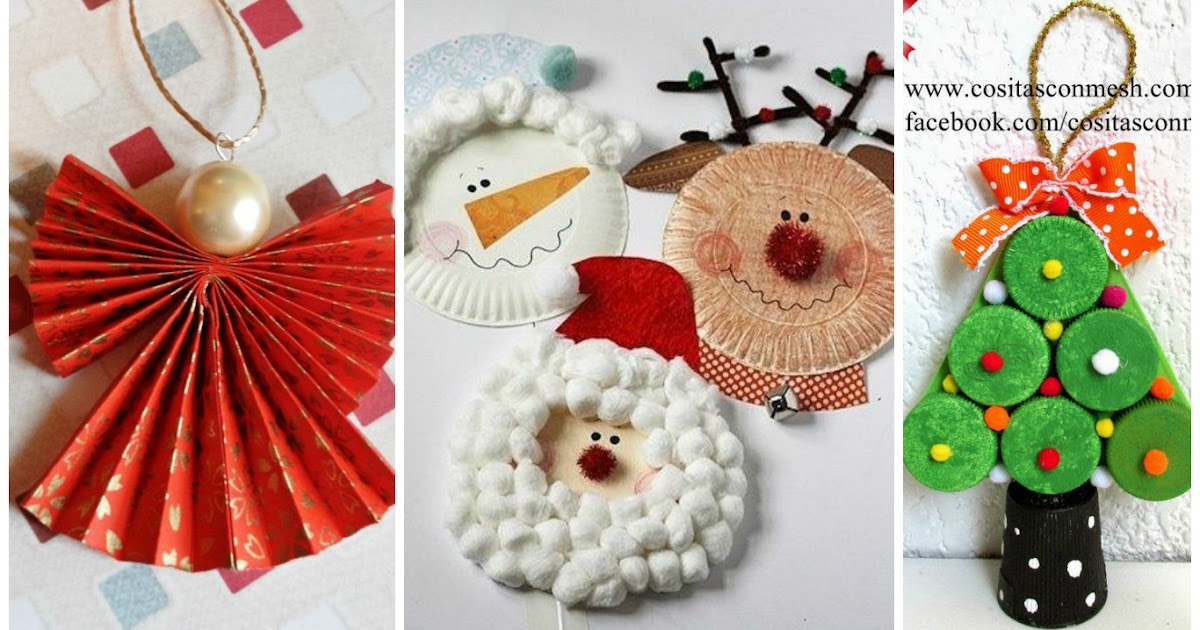 6 increíbles manualidades navideñas para hacer con niños Mimundomanual