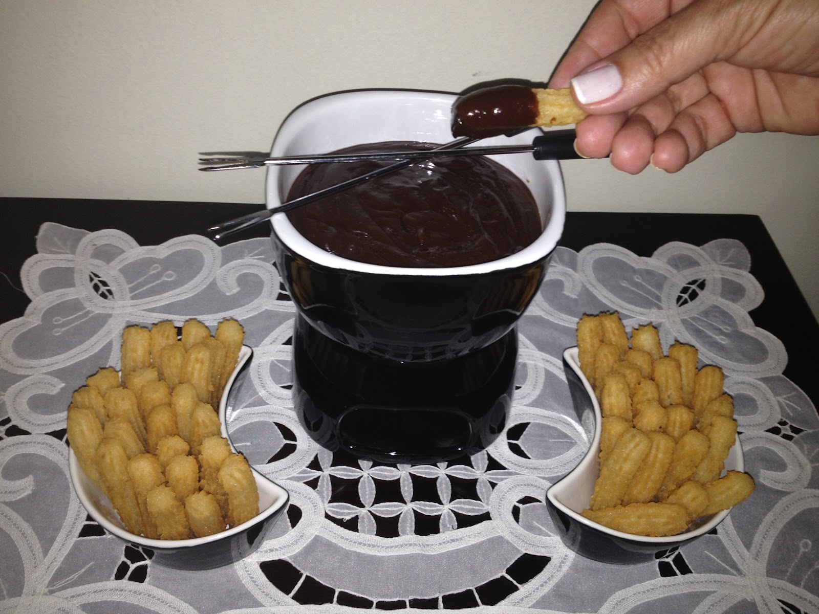 A Realidade da Cozinha FONDUE DE CHURROS