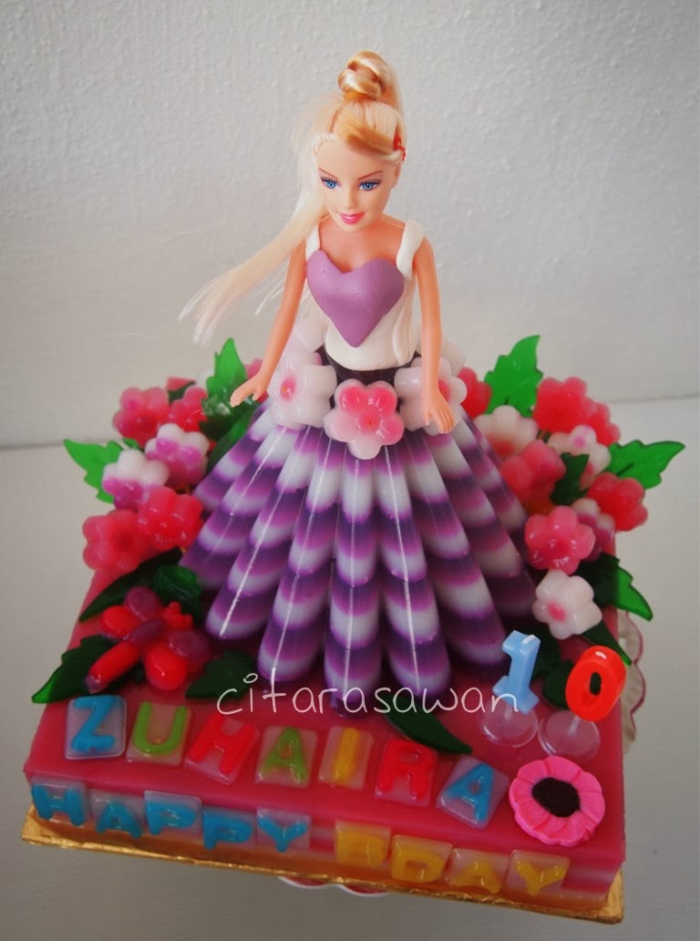 Barbie Doll Jelly Cake ~ Resepi Terbaik