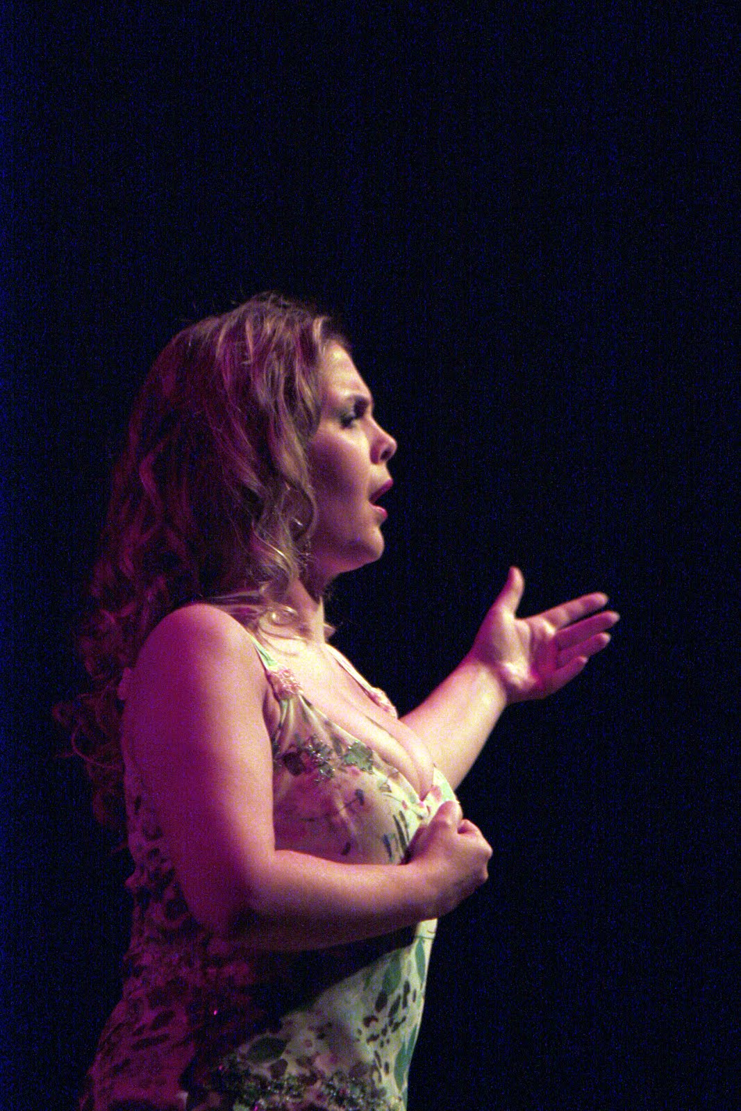 María Rubí Maria Rubi en el Auditorio de Valdepeñas (Ciudad Real).