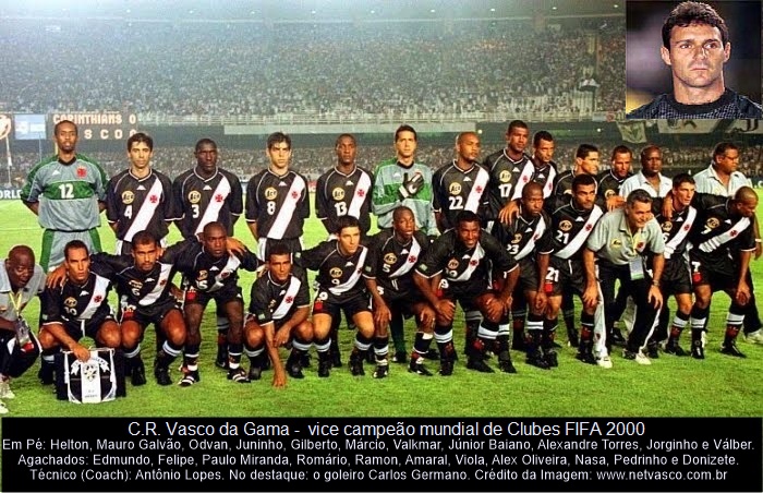 A paixão pelo Esporte.: Vasco da Gama vice campeão Mundial de