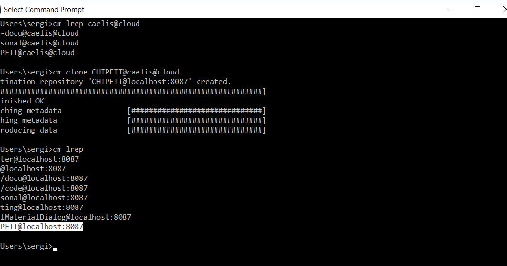 Plastic SCM blog: Cloning repositories to (and from) a package